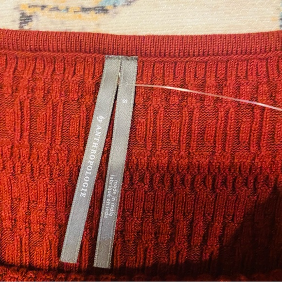 Anthropologie - Smocked Puff-Sleeved Midi Dress Prairie Cottagecore - Picture 11 of 12